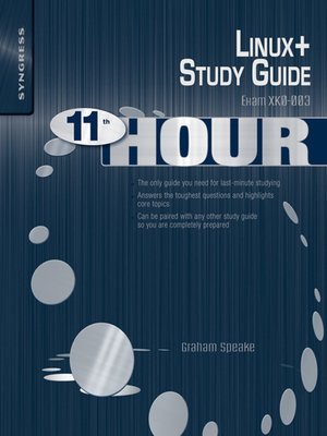 cover image of Eleventh Hour Linux+